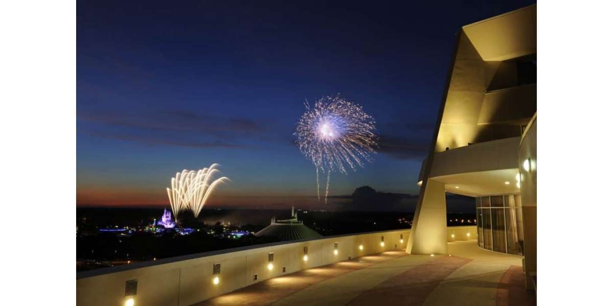 View from the Top of the World Lounge at Bay LAke Tower