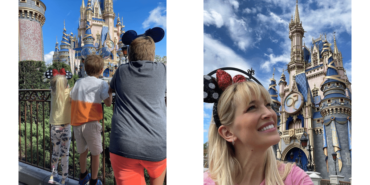 luisana lopilato and her children at magic kingdom