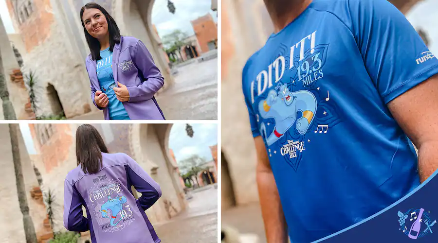 rundisney wine and dine participants wearing merchandise