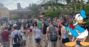 long lines at disney