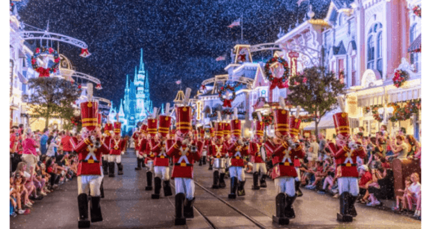 toy soldiers marching down main street usa