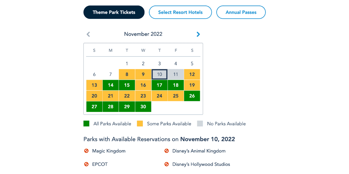 subtropical storm nicole park reservations