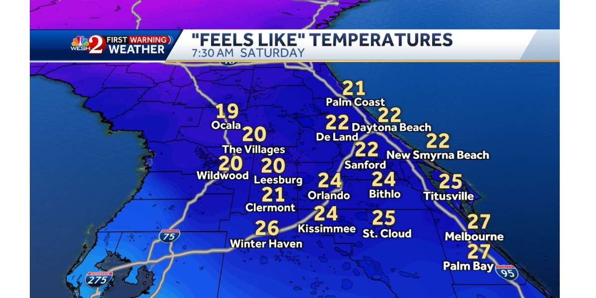Orlando Cold Temperatures