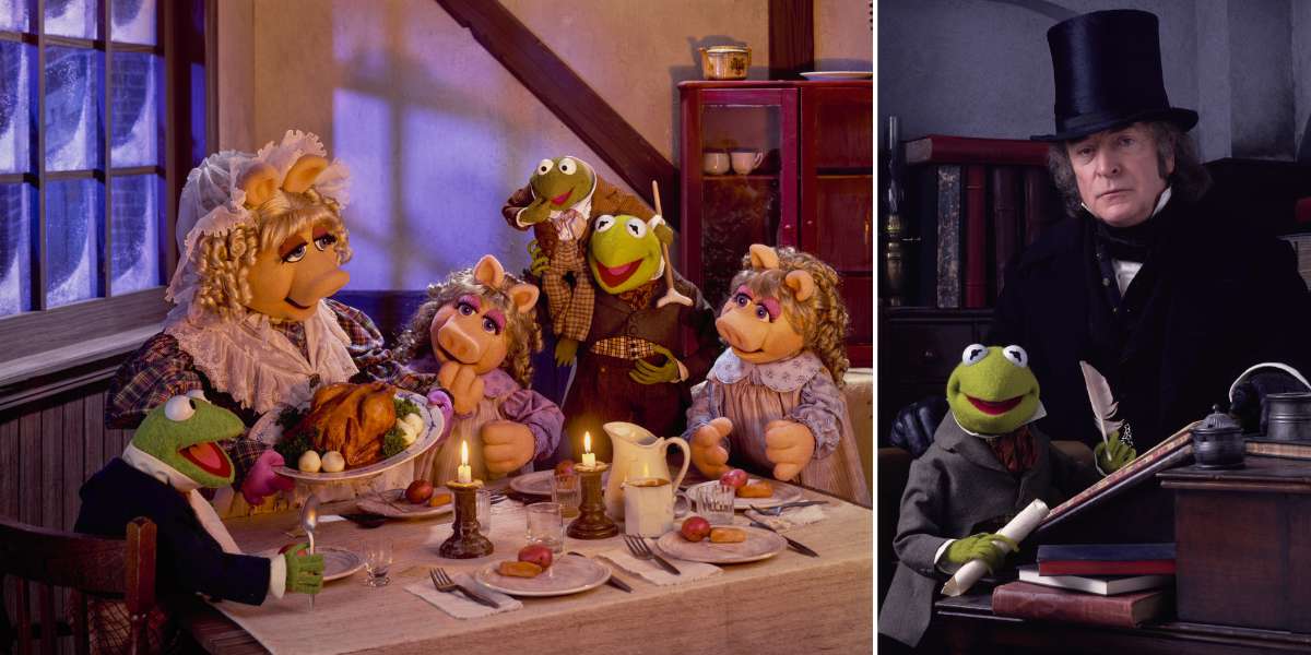 Split image of 'The Muppet Christmas Carol'