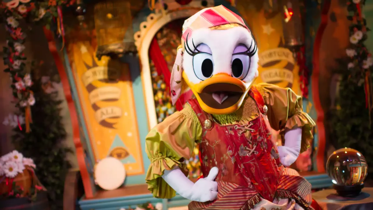 Daisy Duck at Pete's Silly Side Show