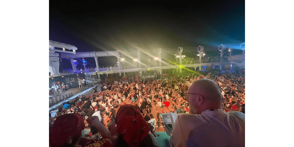 disney cruise deck party