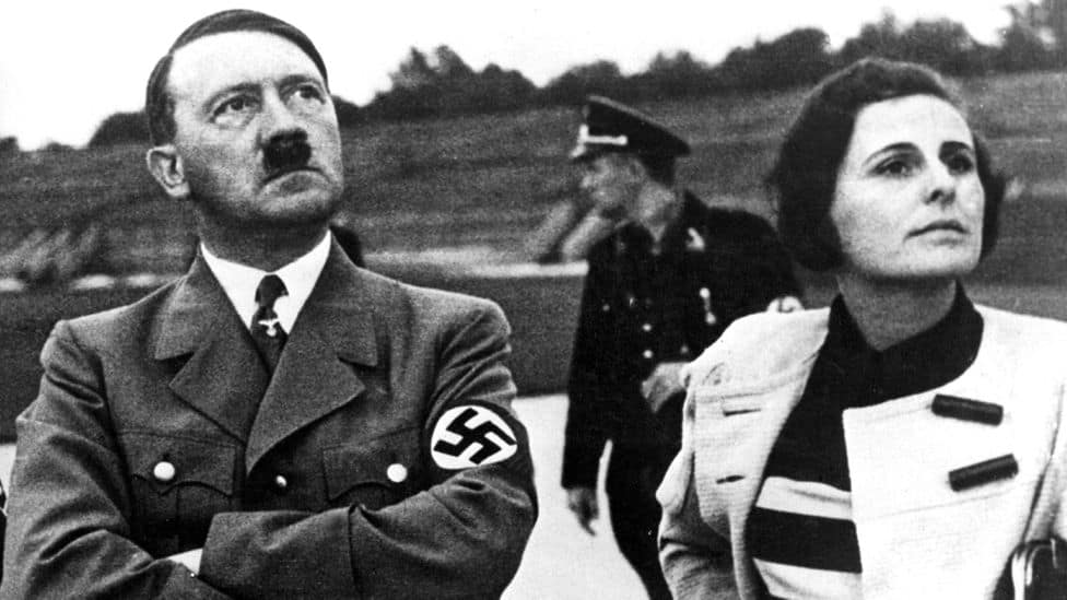 hitler (left) riefenstahl (right)