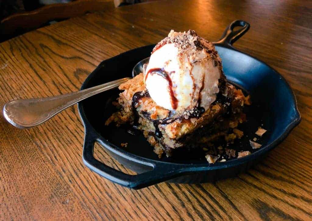 Ooey Gooey Toffee Cake at Liberty Tree Tavern