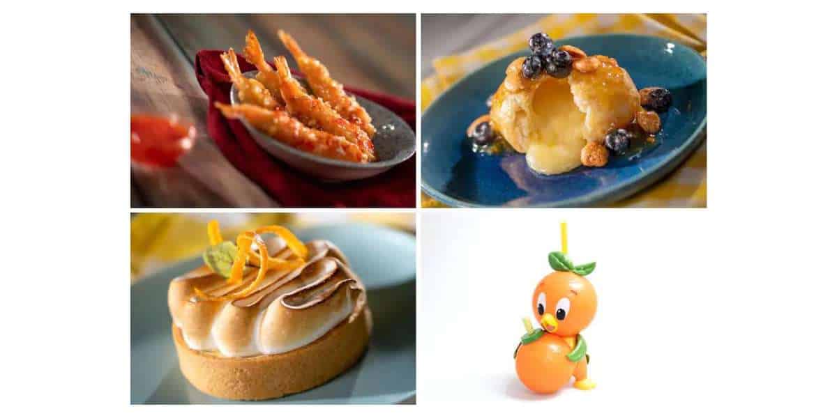 Citrus Blossom Menu