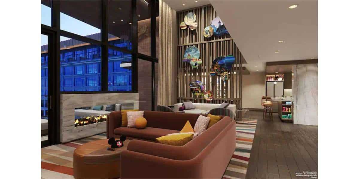 Disneyland Hotel Villas Concept Art