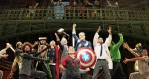 The cast of "Rogers the Musical" onstage