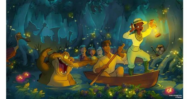 Tiana's Bayou Adventure Concept Art