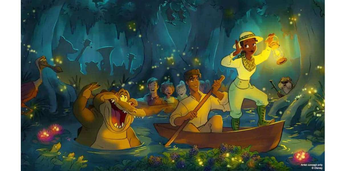 Tiana's Bayou Adventure Concept Art