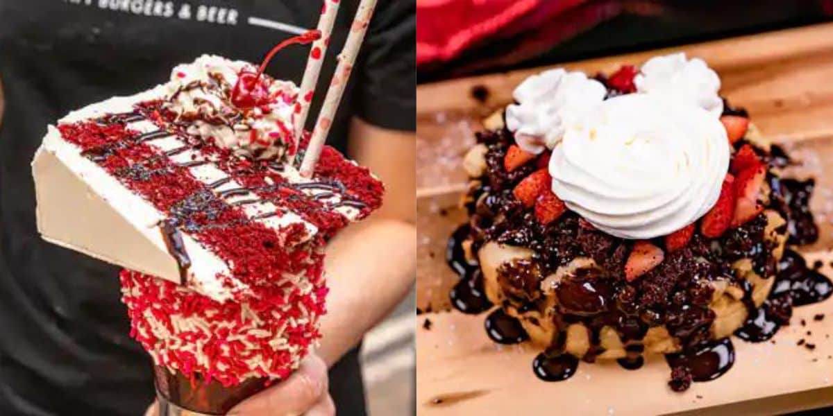 Milkshake and Funnel Cake