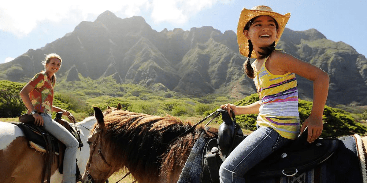 Teens on Horseback Excursion