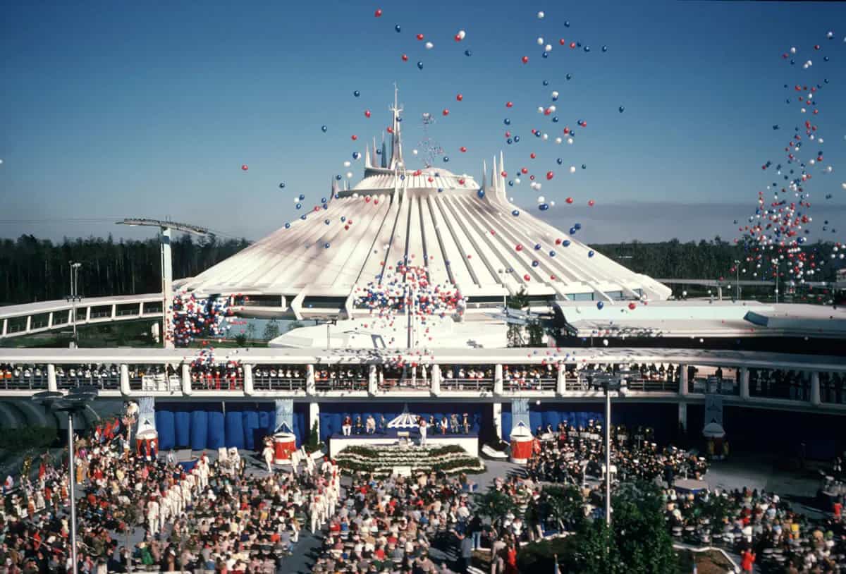 space mountain opening 1975 disney world