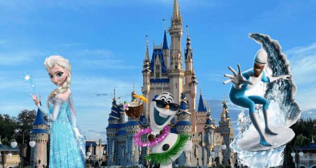 Elsa, Frozone, and Olaf Keeping Cool Feature Image