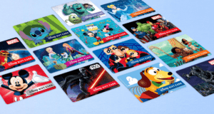 An Assortment of Different Disney Gift Cards