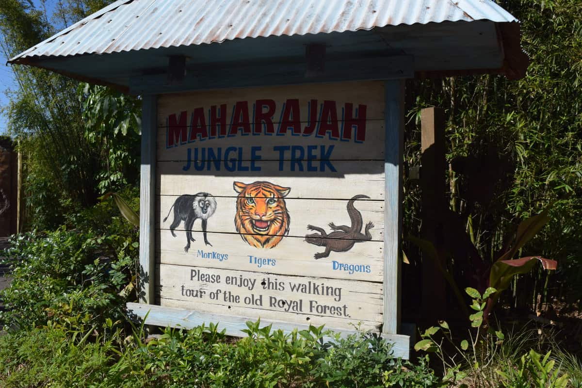 Maharajah Jungle Trek entrance in Asia at Disney's Animal Kingdom