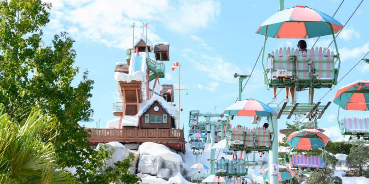 Slides at Disney's Blizzard Beach