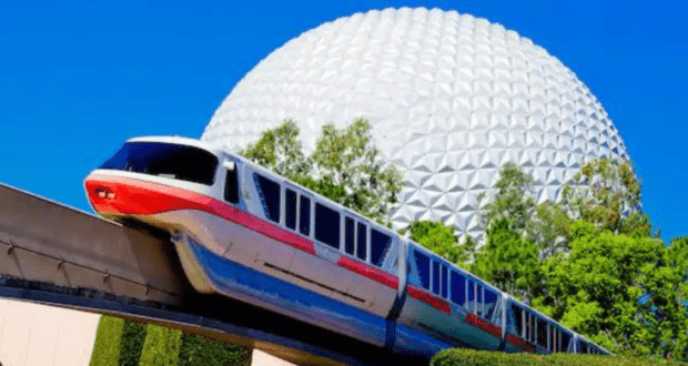 Monorail at Disney World