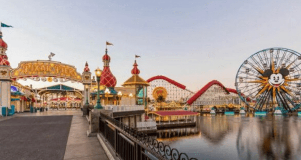 Pixar Pier View of Disney California Adventure