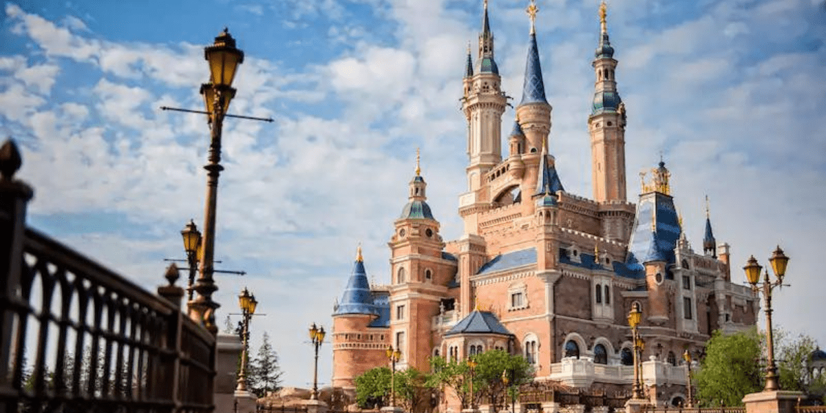 Castle View at Shanghai Disney