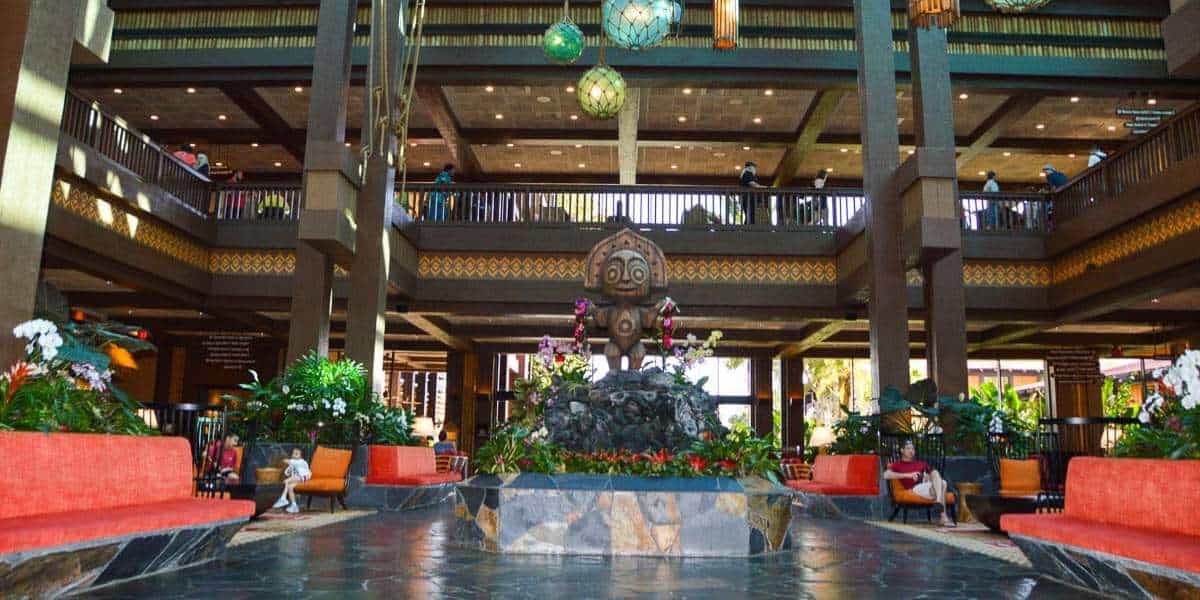 Disney's Polynesian VIllage Resort Lobby
