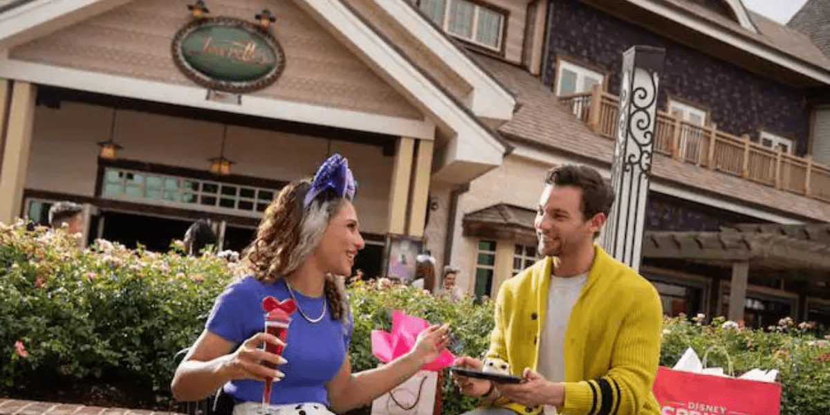 Folks Outside of Amorette's at Disney Springs