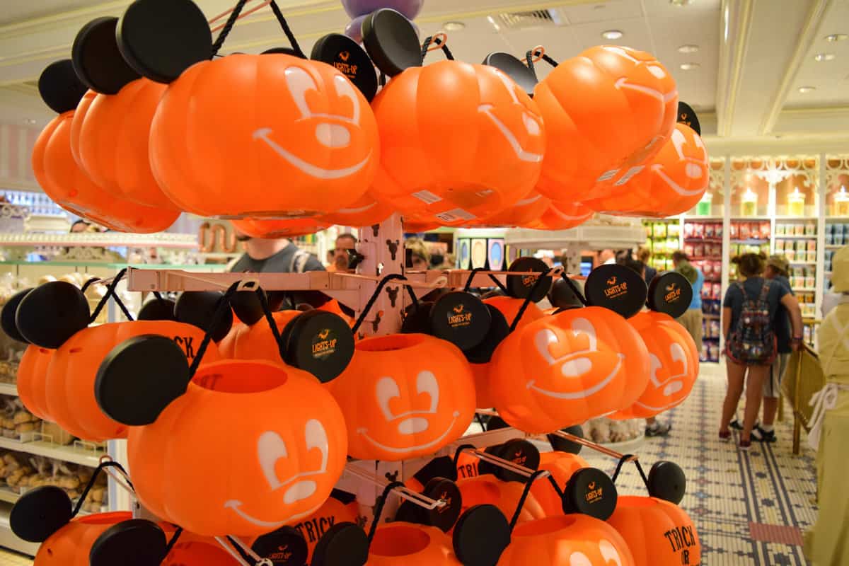 Halloween merchandise in the Magic Kingdom