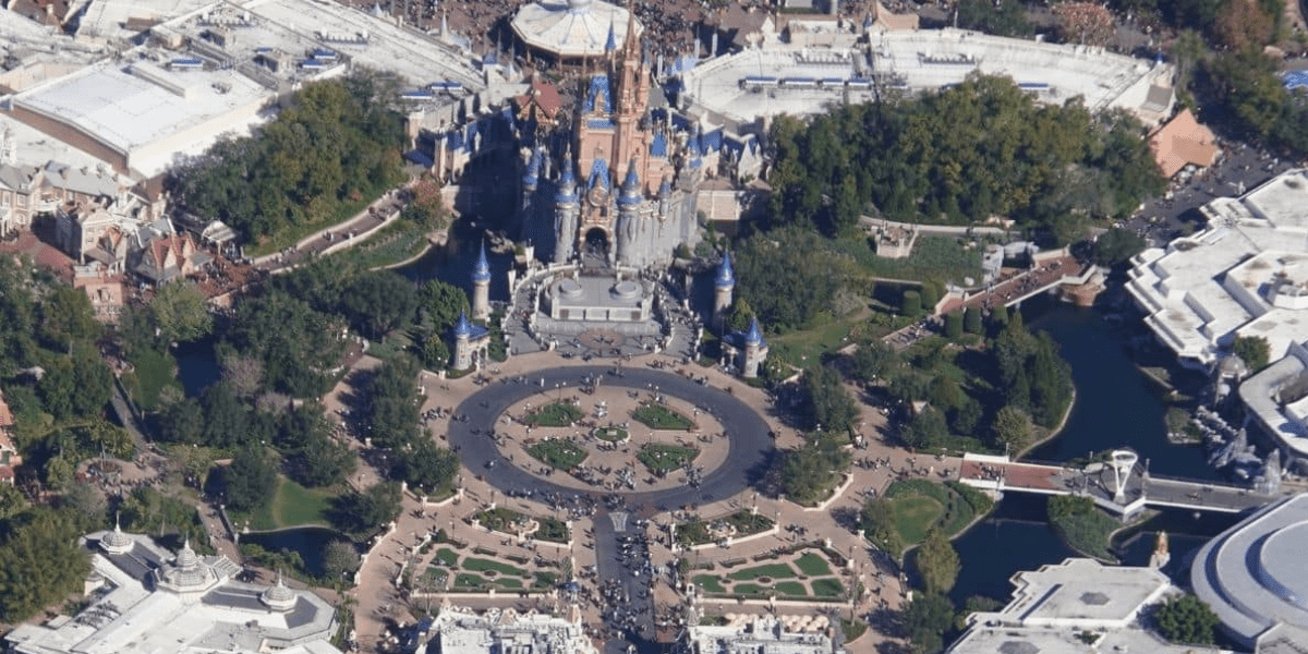 Aerial View of Magic Kingdom