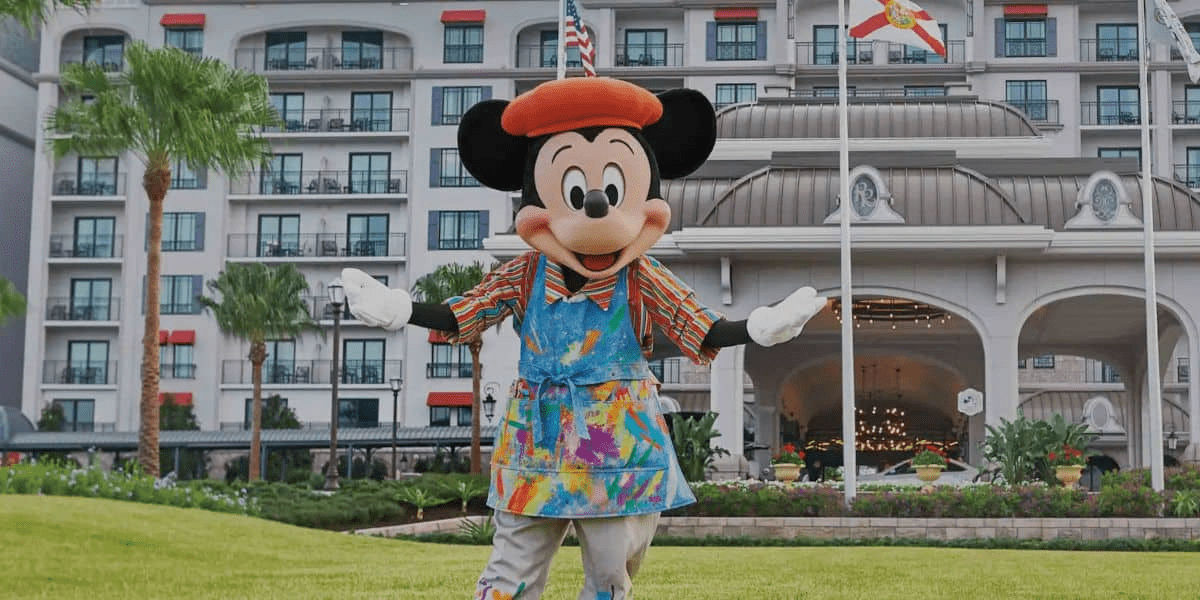 Mickey Mouse at Riviera Resort