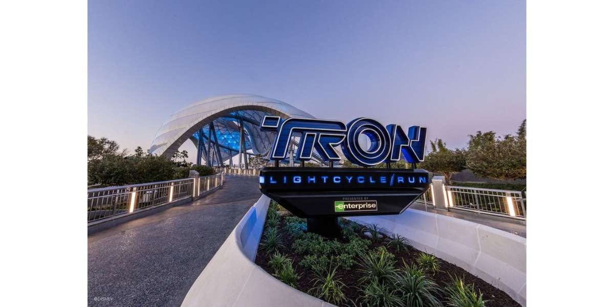 Entrance of TRON Lightcycle / Run in the Magic Kingdom