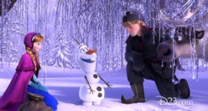 Frozen Anna and Olaf Animated Film