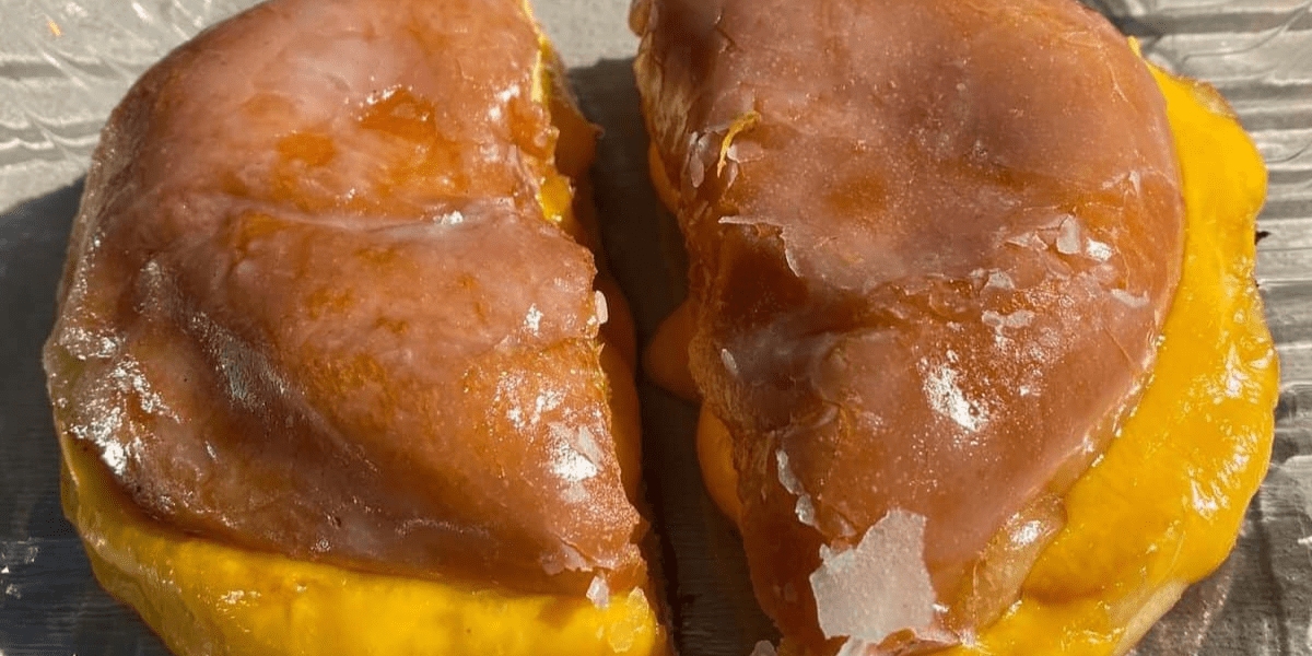Grilled Cheeeeeese Donut at Everglazed