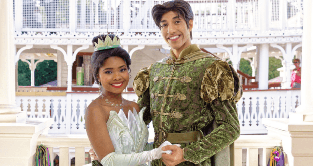 Princess Tiana and Prince Naveen