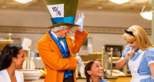 Alice and Mad Hatter at 1900 Park Fare Feature Image