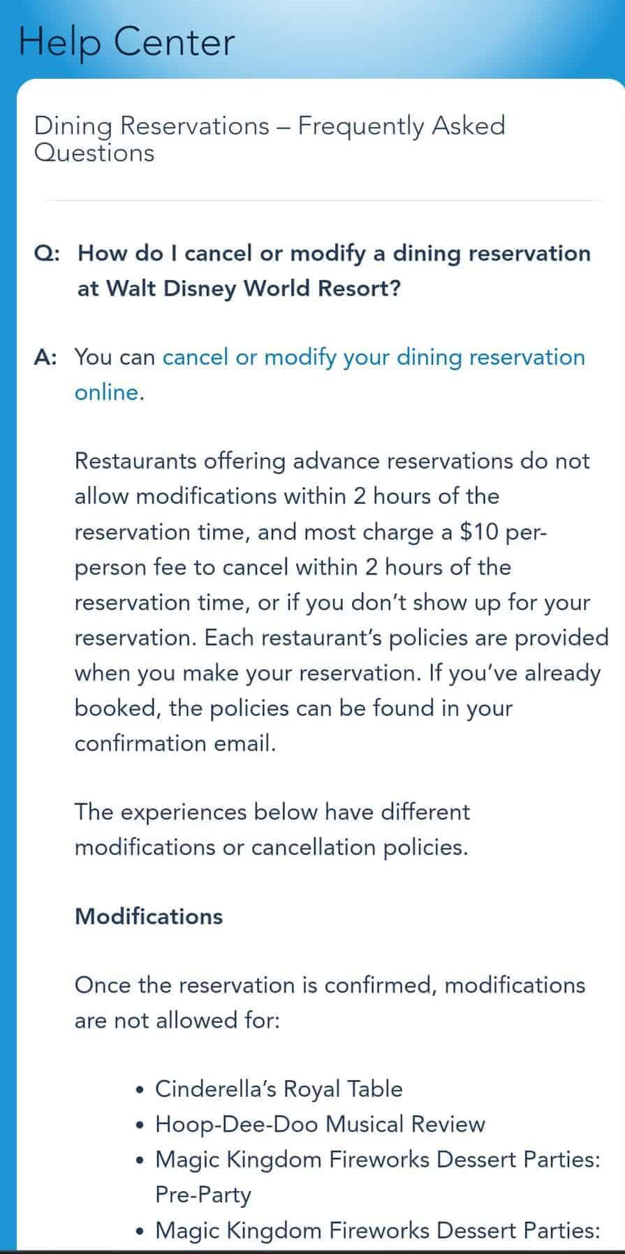 my disney experience app screenshot 