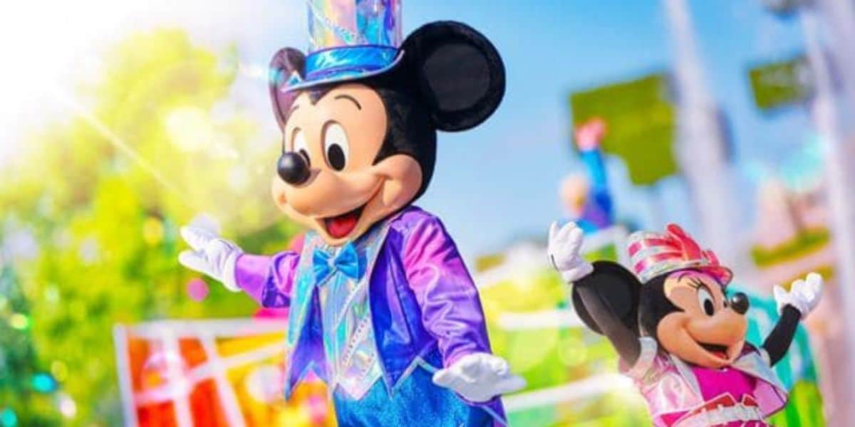 mickey mouse minnie parade