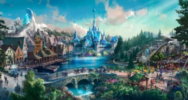 Rendering of Frozen Land