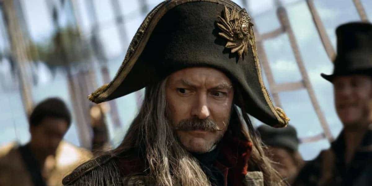 Jude Law as Captain Hook