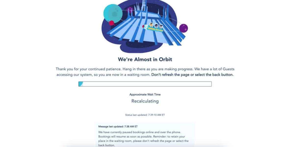 Disney site crashes