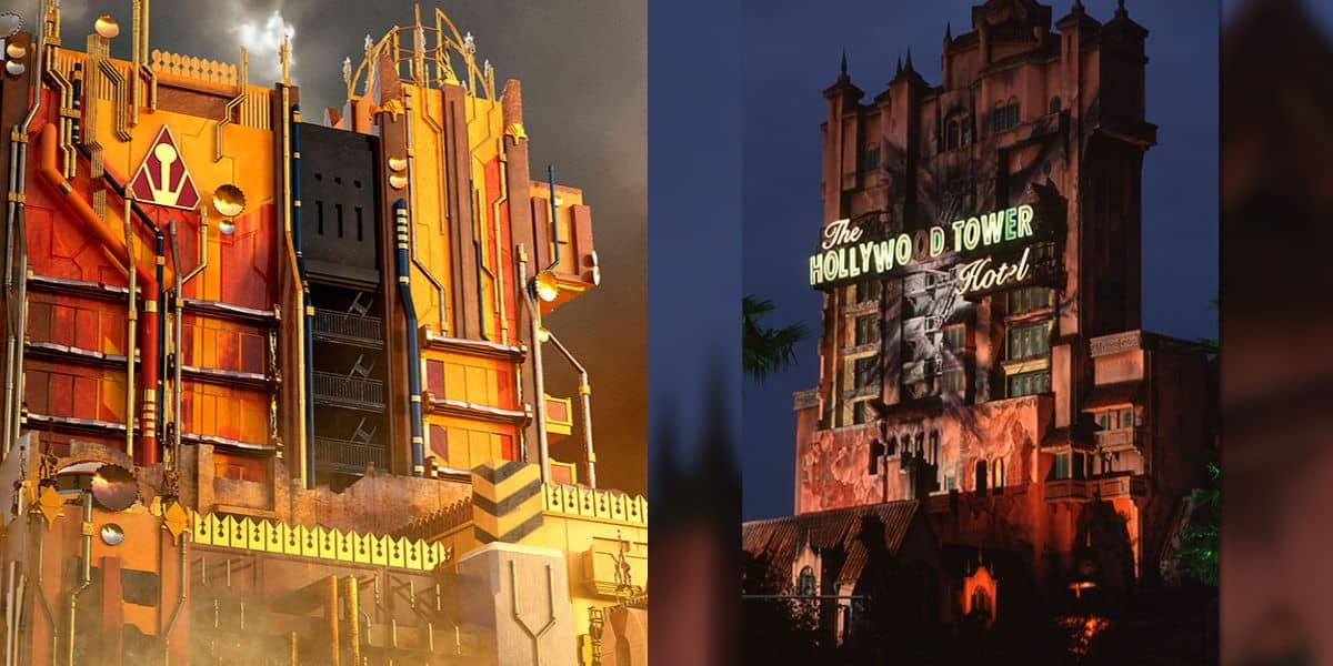 Tower of Terror and Guardians of the Galaxy Mission Breakout