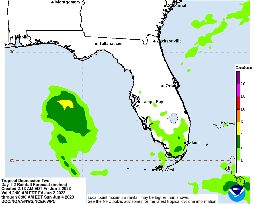 NOAA Storm Map