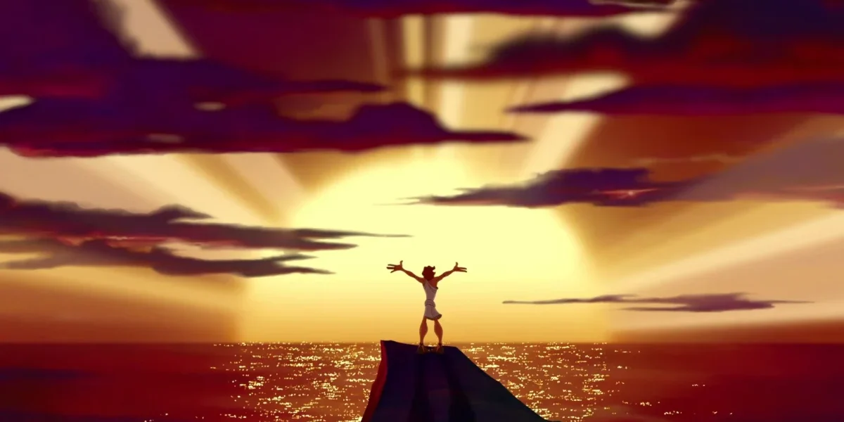 Hercules singing Go the Distance