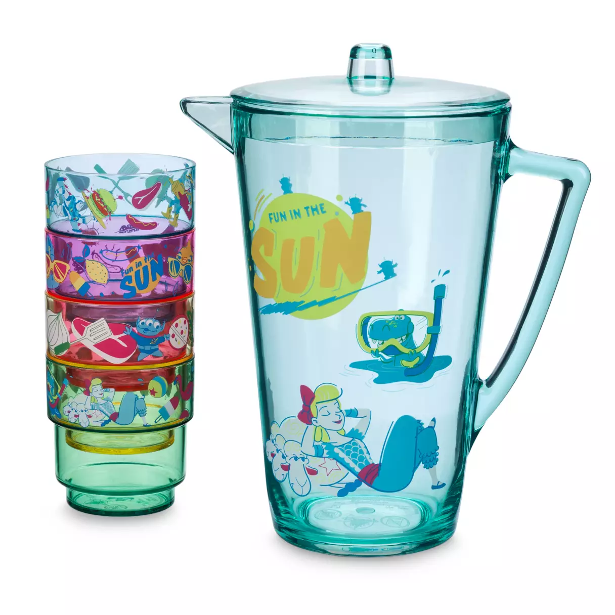 toy story pitcher and cup set