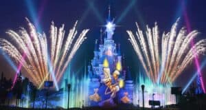 Fireworks at Disneyland Paris