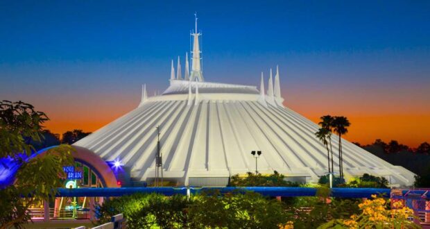 Exterior of Space Mountain at Disney World