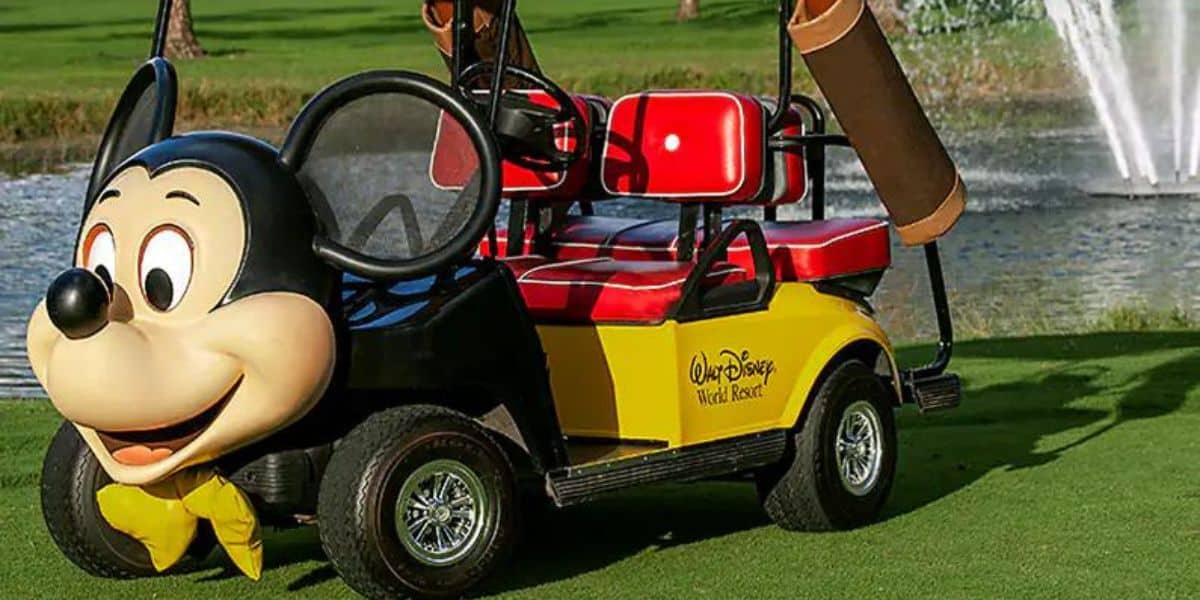 WDW Golf cart