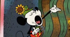 Mickey from Mickey Mouse Shorts singing